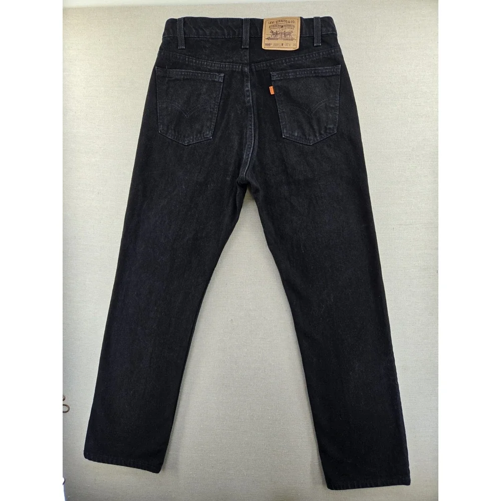 Vtg Levis 505 Orange Tab Jeans Mens 32x30 Fits 31x31